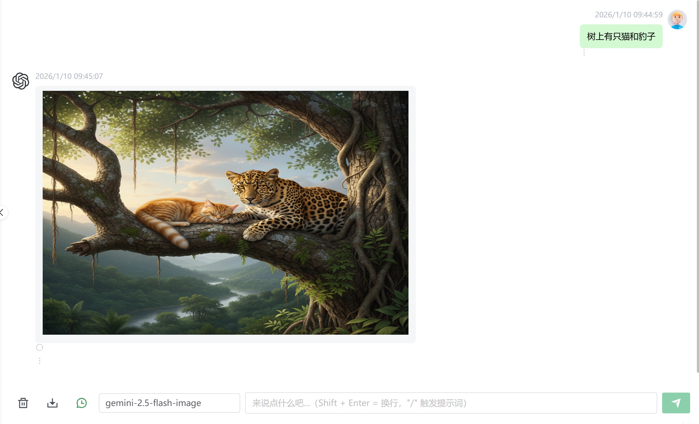 智增增API演示Chat页面